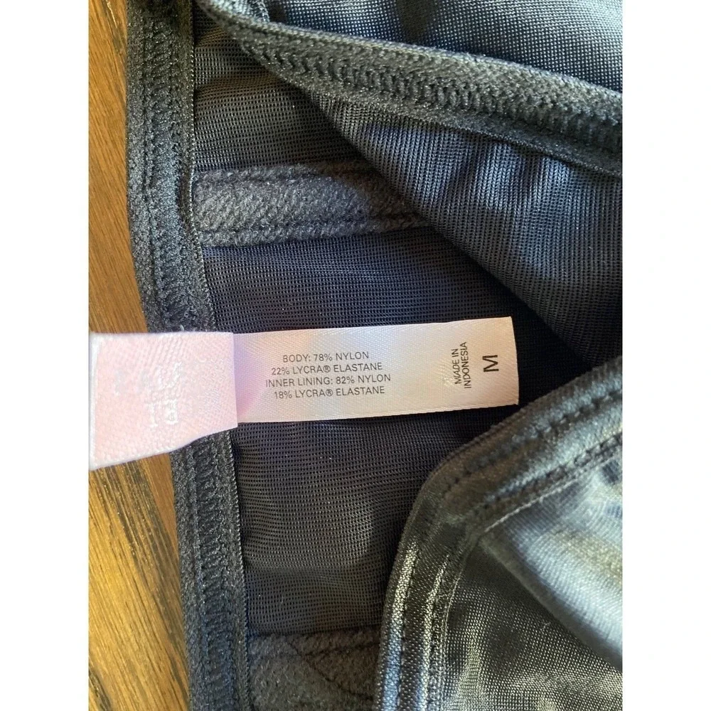 Victorias Secret Black Waist Cincher Shapewear Tummy Control Boning‎ Medium